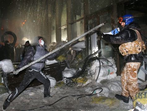 Riot Police Crack Down On Ukraine Protests