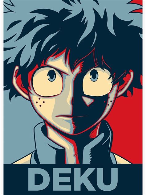 Deku My Hero Academia Photographic Print By Anime Dude Redbubble