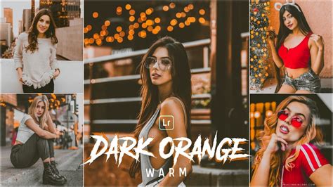 It's all free and about 7000 presets/templates of adobe lightroom 2020. Lightroom mobile presets free dng | Dark Orange warm ...