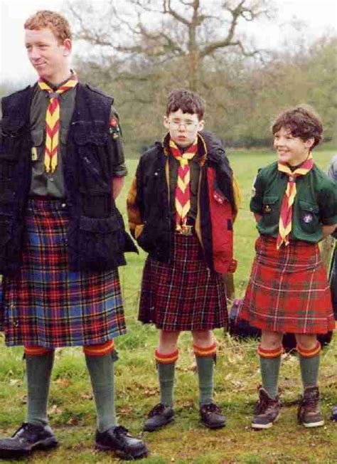 Scottish Boy Scout Uniforms Chronology 1990s