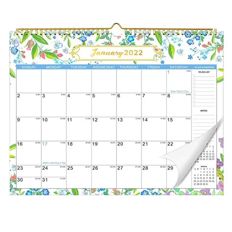 Buy Echaprey 2022 Wall Calendar Calendar 2022 Monthly Wall Calendars