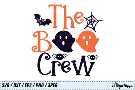 The Boo Crew SVG, Boo Crew SVG, Halloween SVG, Ghost SVG PNG (129047