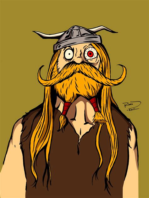 Phil Rood Illustration Crazy Viking