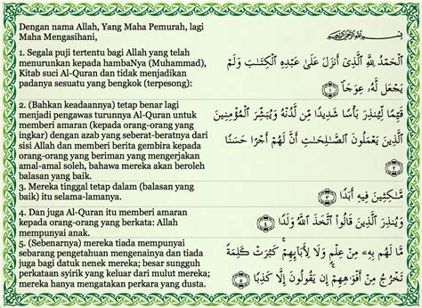 Akhir Surah 10 Ayat Terakhir Al Kahfi Terjemahan Al Quran Bahasa