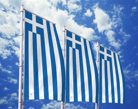 Die heutige flagge griechenlands (griechisch σημαία της ελλάδος. Griechenland Flagge online günstig kaufen - Premium Qualität