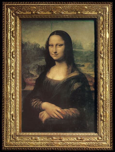 Mona Lisa La Gioconda By Leonardo Da Vinci Coloring P