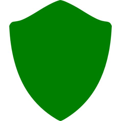 Green Shield Icon Free Green Shield Icons