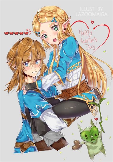 Link And Zelda For Valentines On