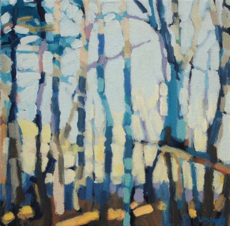 “in The Shade” By Liz Hoag 10” X 10” Acrylic On Canvas Sold Maine