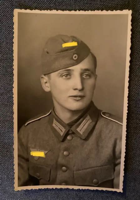 Ww2 Wwii Wehrmacht Military German Army Heer Soldier Portrait Photo