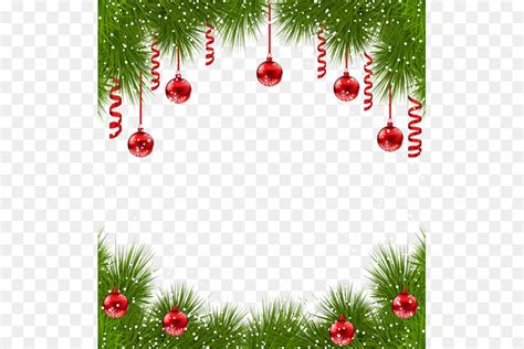 Christmas Tree Santa Claus Christmas Ornament Christmas Border