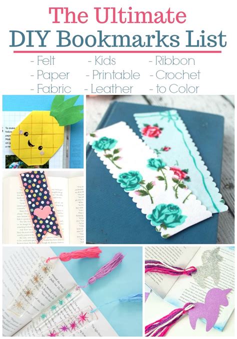 Diy Bookmarks 80 Ideas To Make Your Own Bookmarks Adventures Of A