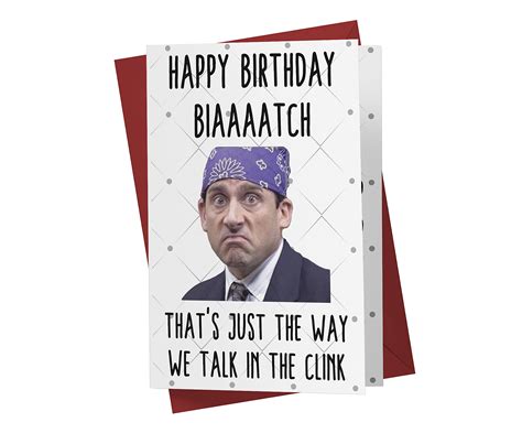 Buy Funny Birthday Card The Office Us Prison Mike Birthday Card