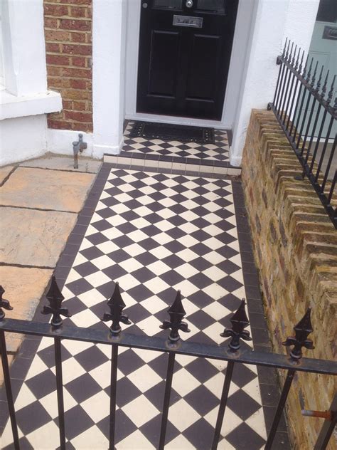 Victorian Geometric Floor Tiles Outside Inspiration In South London