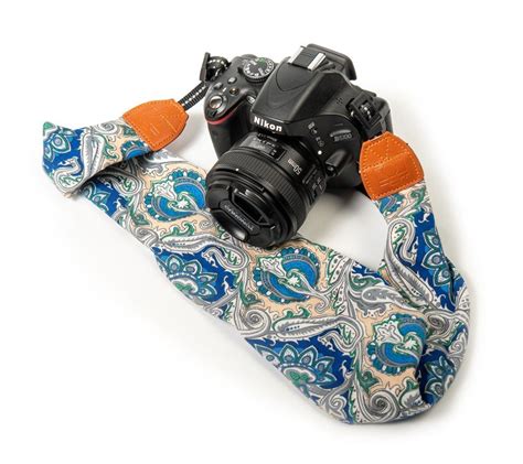 Buy Blue Paisley Scarf Style Camera Strap At Best Price In Pakistan
