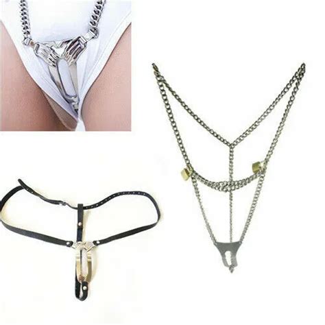 New Design Female Stainless Steel Invisible Adjustable Chastity Device