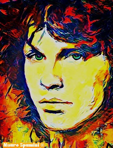Jim Morrison Art By Spumini