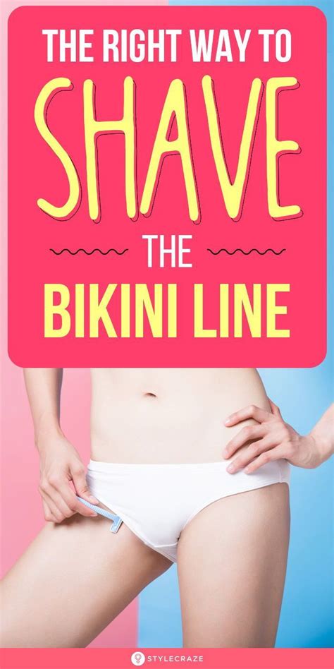 The Right Way To Shave Your Bikini Line Bikini Line Bikini Shaving Shaving Tips