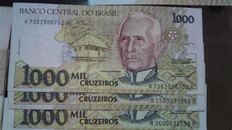 Notas Antigas De 1000 Cruzeiro R 1200 Em Mercado Livre