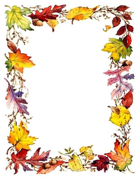 Fall Borders Borders And Frames Borders For Paper Clip Art Borders