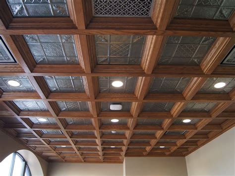 Installing tongue & groove wood ceiling planks with included parts | armstrong ceilings for the home. Coffered Ceilings, Wood Suspended Drop Ceiling Systems
