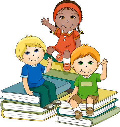 Clipart Kids Reading Together Clipground