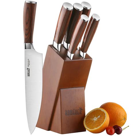 Knife Set6 Piece Kitchen Knife Set With Wooden Block Germany High