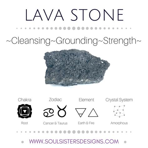 Lava Stone Healing Crystal Spiritual Crystals Crystal Healing Stones