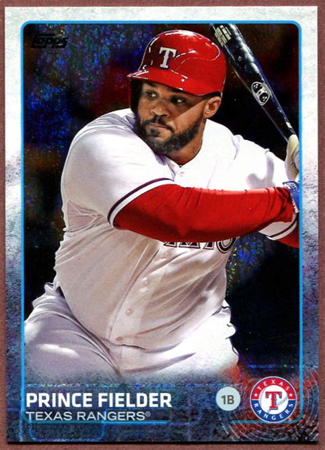2015 Topps Factory Set Sparkle Foil 422 Prince Fielder Baseball Card