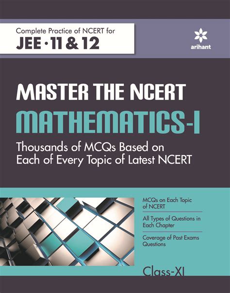 Arihant Master The Ncert For Jee Mathematics Vol1 Class 11 2021