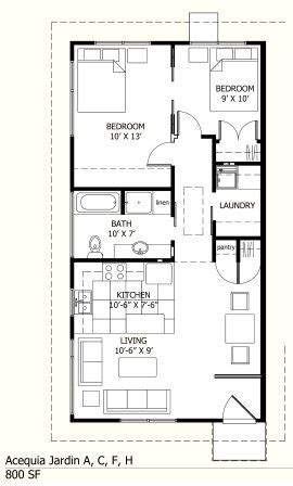 800 Sq Ft Small House Floor Plans Guest House Plans Cabin Floor Plans