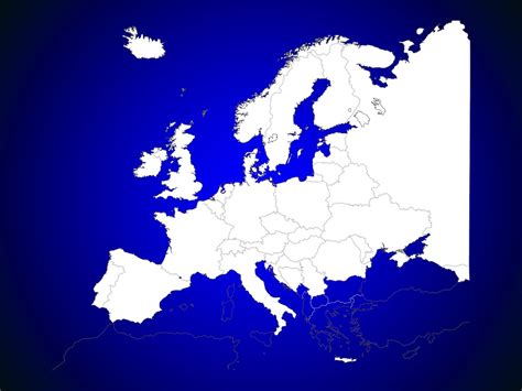 Europe Map Vector Art And Graphics