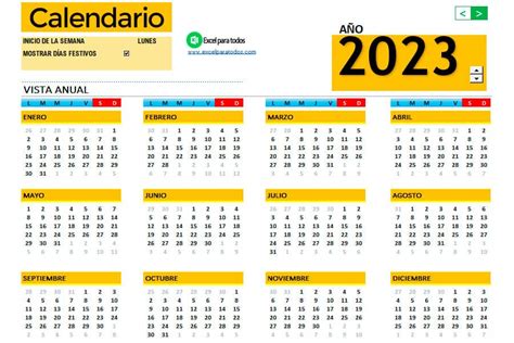 Calendario 2023 Colombia Con Festivos