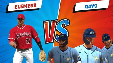 Mlb The Show Ponches Para Clemens Con Los Angels Vs Rays
