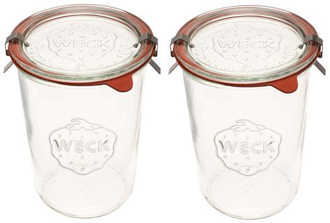 Weck Canning Jars 743 Weck Mold Jars Made Of Transparent Glass Eco