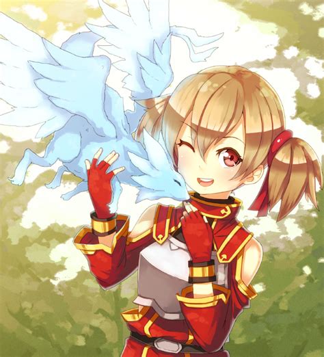 Silica X Pina Sword Art Sword Art Online Anime