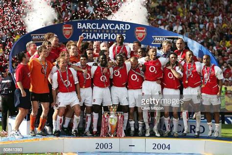 Premiership Champions Arsenal Photos And Premium High Res Pictures
