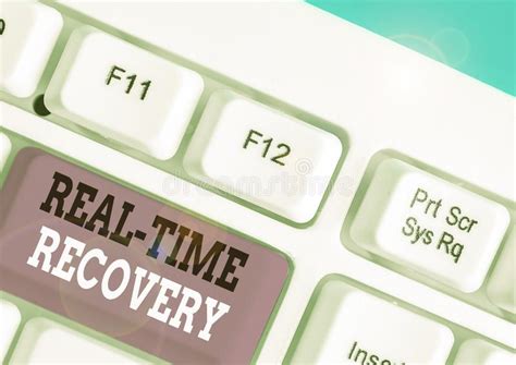 Writing Note Showing Real Time Recovery Business Photo Showcasing