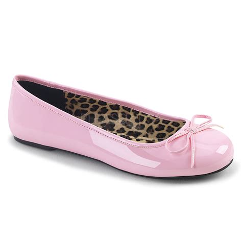 Classic Adult Ballet Flat With Bow Accent 5 Colors Fantasiawear