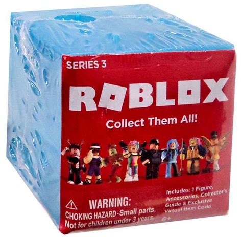 Roblox Series 3 Mystery Pack Blue Cube Jazwares Toywiz