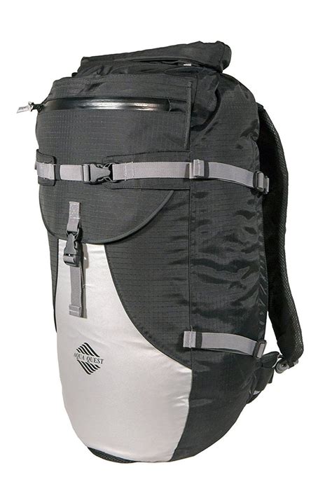 Aqua Quest Stylin 100 Waterproof Dry Bag Backpack 30 L Gray Red