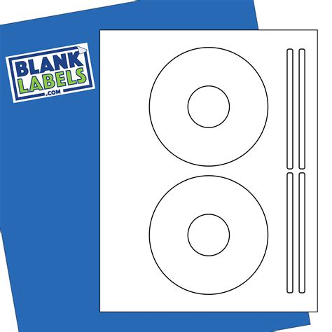 Buy Blank Labels Cd Dvd Labels 5931 Template Compatible Permanent White Matte Label Inkjet And