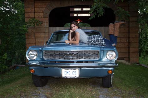 Mustang Girl Monday Emily Desjardins And Her 1965 Mustang
