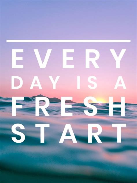 Every Day Is A Fresh Start By Uniquenessuk On Etsy Fresh Start