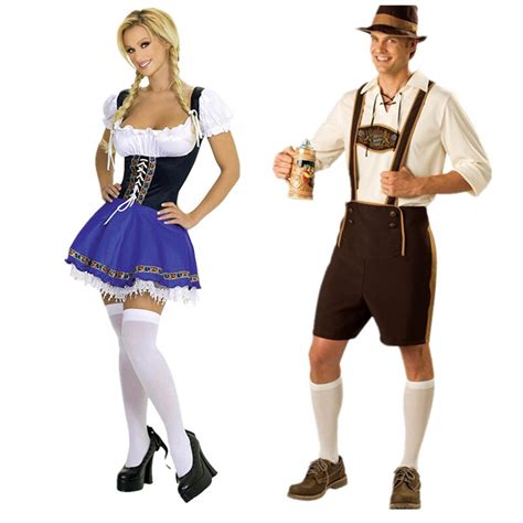 Vocole S Xxxl Alemão Homens Baviera Lederhosen Oktoberfest Beer Girl Costume Plus Size Roupa Do