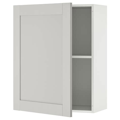 knoxhult wall cabinet with door gray width 24 ikea
