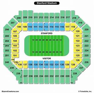 Stanford Stadium Seating Chart Seating Charts Tickets