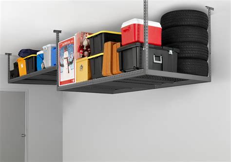Newage Products 40151 4 Feet By 8 Feet Ceiling Mount Garage Storage