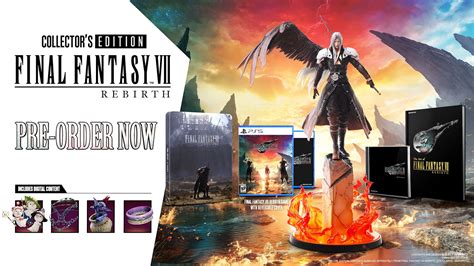 Final Fantasy Vii Rebirth Collectors Edition Includes Sephiroth Figure