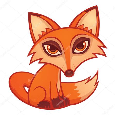 Cartoon Red Fox — Stock Vector © Fizzgig 7531751